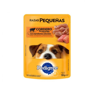 Comida para perros razas pequeñas sabor cordero en filete Pedigree (100 g / 3. 5 oz)