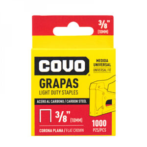Gancho presilla grapa conona plana tapicera Caja 1000 Pzas