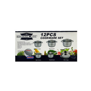 Juego de ollas – caldero – con tapa Berghome Line