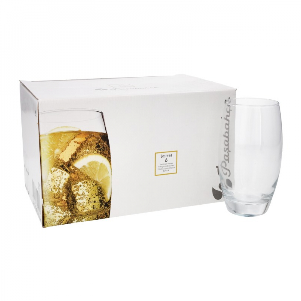 Vaso largo para bebidas Barrel 500 cc (6 u)