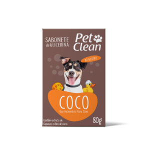 Jabón para mascotas Coco Pet Clean (80 g / 2. 82 oz)