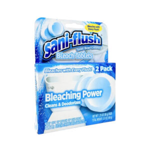 Paquete de 2 pastillas blanqueadoras de lejía Sani-Flush (50 g / 1. 75 oz)