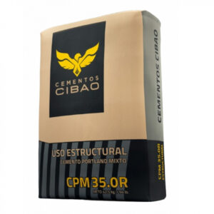Cemento Portland Mixto cpm 35. Or uso estructural Cementos Cibao (42. 5 kg / 94 lb)