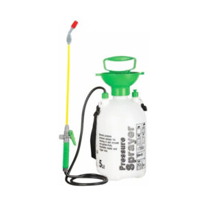 Mochila de fumigacion Pulverizador a presión color blanco y verde Max Motor 5 l