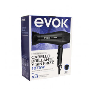 Secador eléctrico para cabello 1875 w Evok Pro