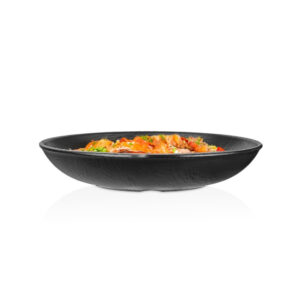 Plato hondo color negro Kulsan