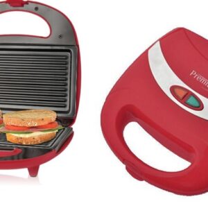 Sandwichera electrica roja 2 slices