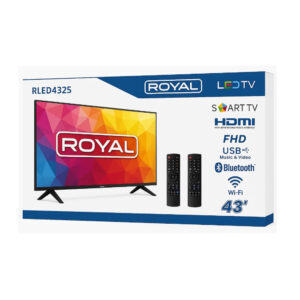 Televisor Smart led de 43 pulgadas fhd Royal RLED4325