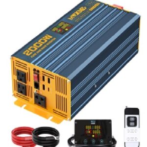 Invertidor de corriente pure sine wave de 2000 watts