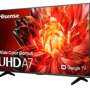 Hisense TV inteligente WCG LED 4K UHD HDR de 43″ con Google – 43A7N (2024)