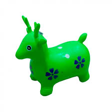 Juguete inflable para saltar (reno de goma)