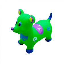 Juguete inflable para saltar (ratoncito de goma)