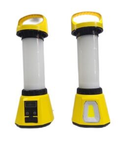 Lampara recargable led con linterna y cargador profesional
