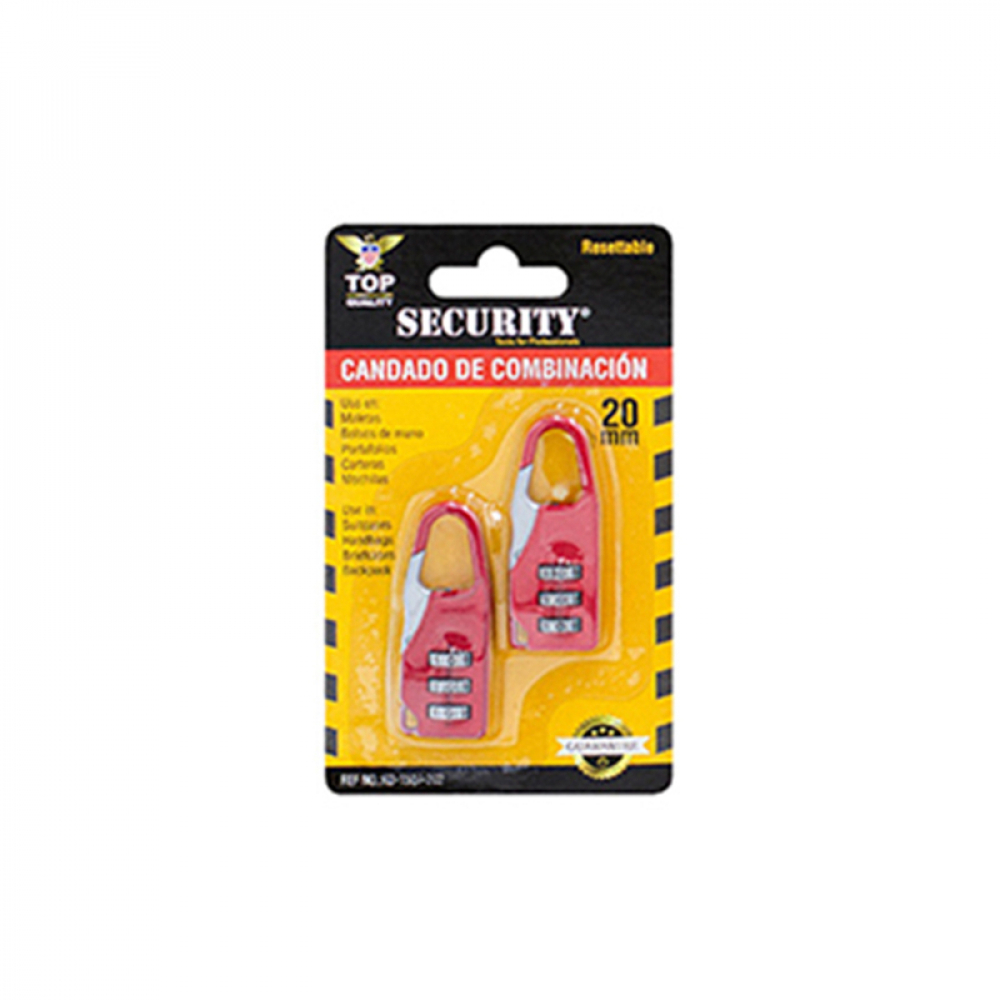 Candado Bicicleta Resistente Pack De 2 Candados De Cable Para Bicicleta - 10mm Grosor, 36cm Longitud, Antirrobo, Con 2 Llaves, Color Rojo Candado Llave Rojo