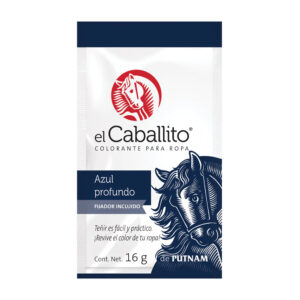 Colorante para ropa azul marino El Caballito (16 g)