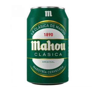 Cerveza clásica Mahou (1u-6u-12u-24u x 330 ml)