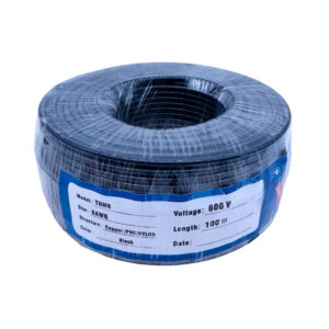 Cable negro 600 v calibre 6 thnn (100 m)