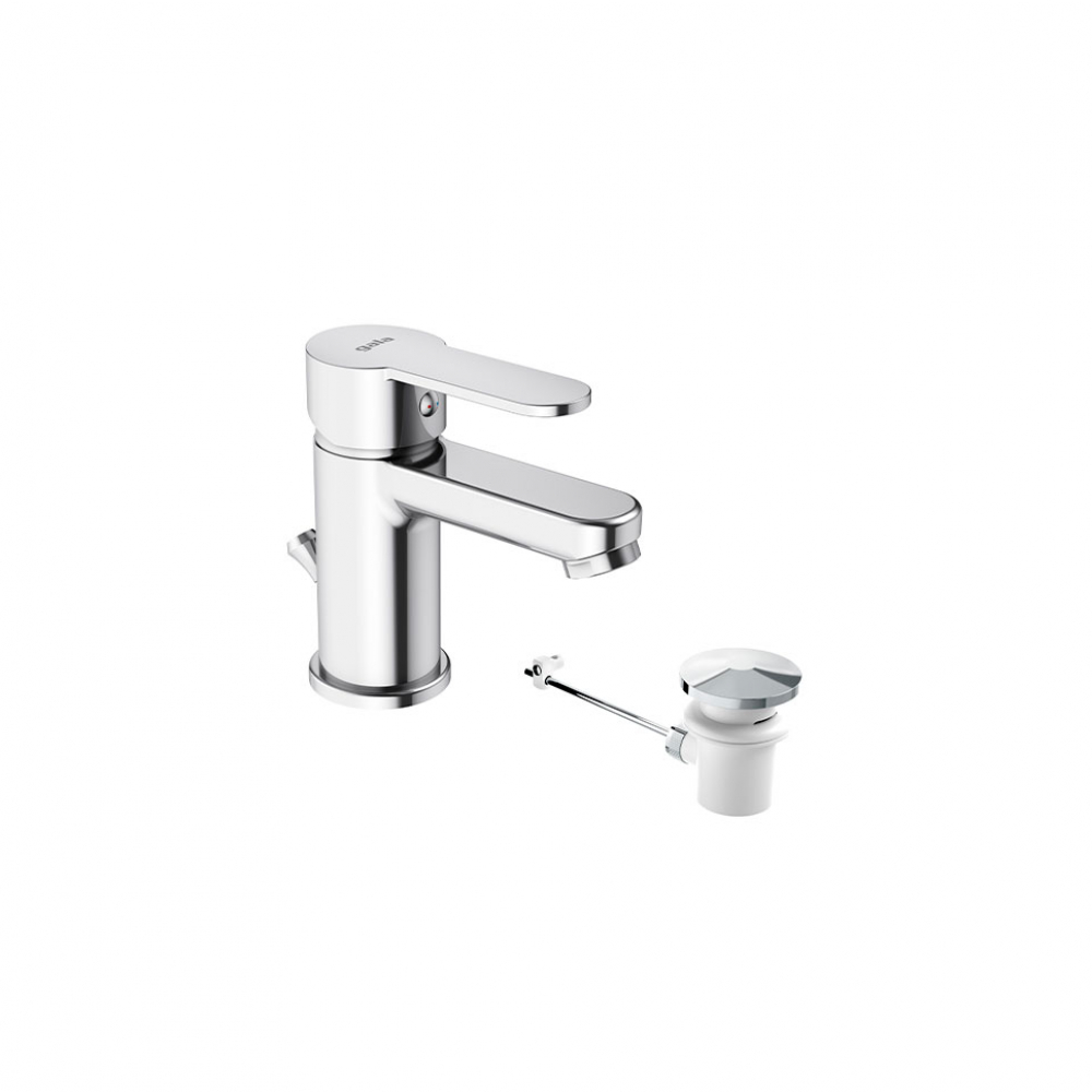 Grifo mezclador para lavabo con desagüe automático Gala Teza G3852100