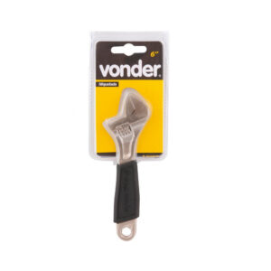 Llave niquelada ajustable 8" Vonder