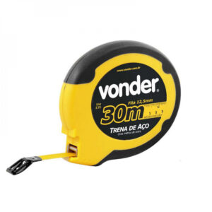 Cinta métrica larga de acero 30 m x 12. 5 mm Vonder