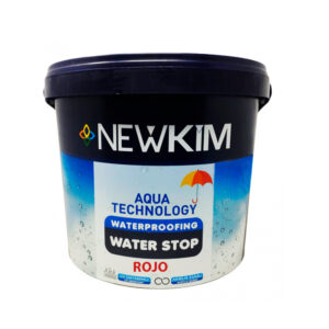 Impermeabilizante rojo y verde a base de resina elastomérica Newkim (20 kg / 44 lb)