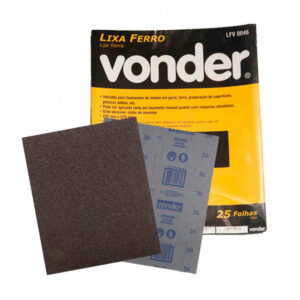 Lija para hierro G036 Vonder (25 u)