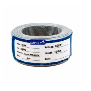 Cable gris 600 v calibre 12 thhn (100 m)