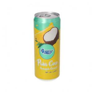 Bebida de zumo de frutas piña y coco con edulcorante Rostoy (330 ml)