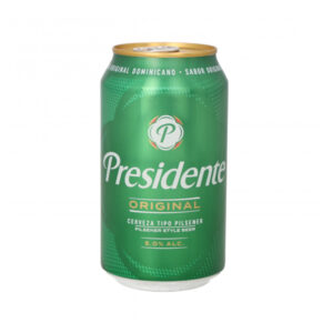 Cerveza de lata Presidente (1u-6u-12u-24u x 355 ml / 12 oz)