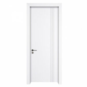 Puerta para dormitorio 80 cm x 210 cm Qidekaili qdm-9045 (BLANCO-CARMELITA-BEIGE)