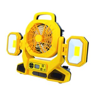 Ventilador radio y lampara recargable 8″ profesional