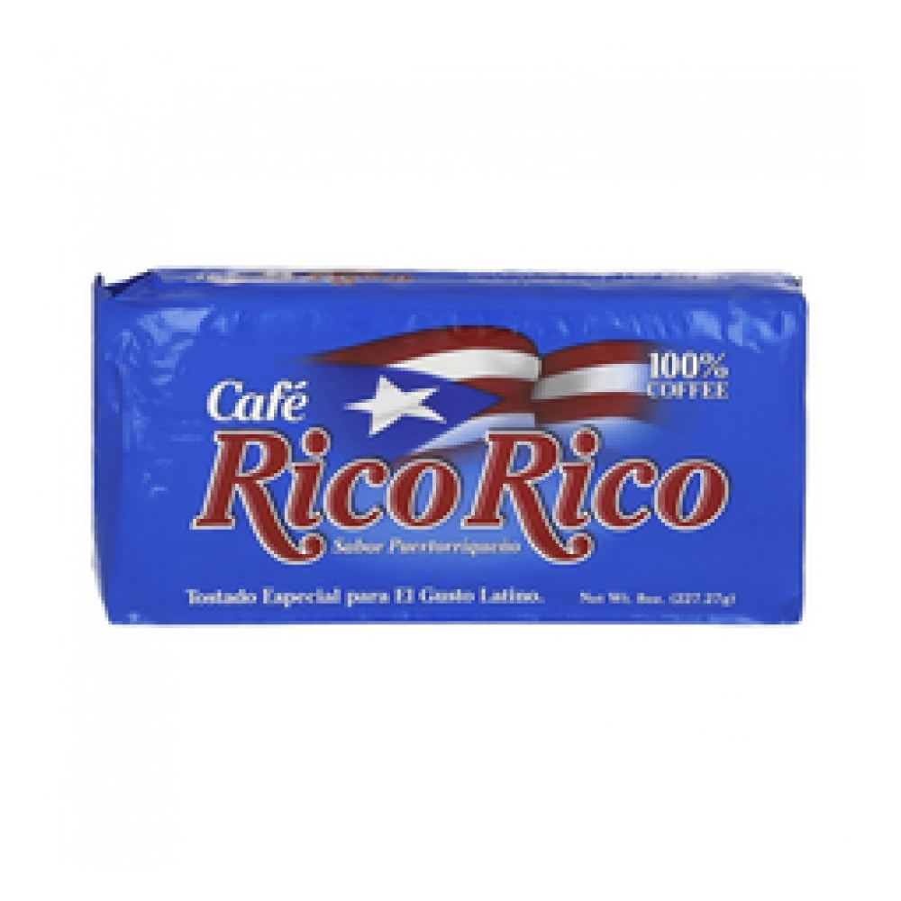 Café molido 100% puro Rico Rico (227. 27 g / 8 oz) - Envios Cubamerica LLC