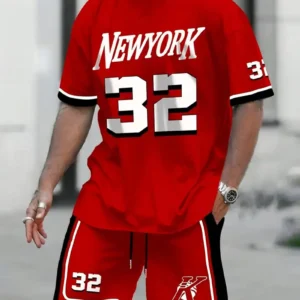 Conjunto de Camiseta y Shorts Newyork Número 32