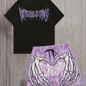 conjunto de camiseta y pantalones cortos