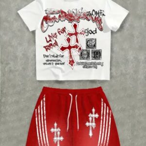 Conjunto de camiseta de manga corta y pantalones cortos