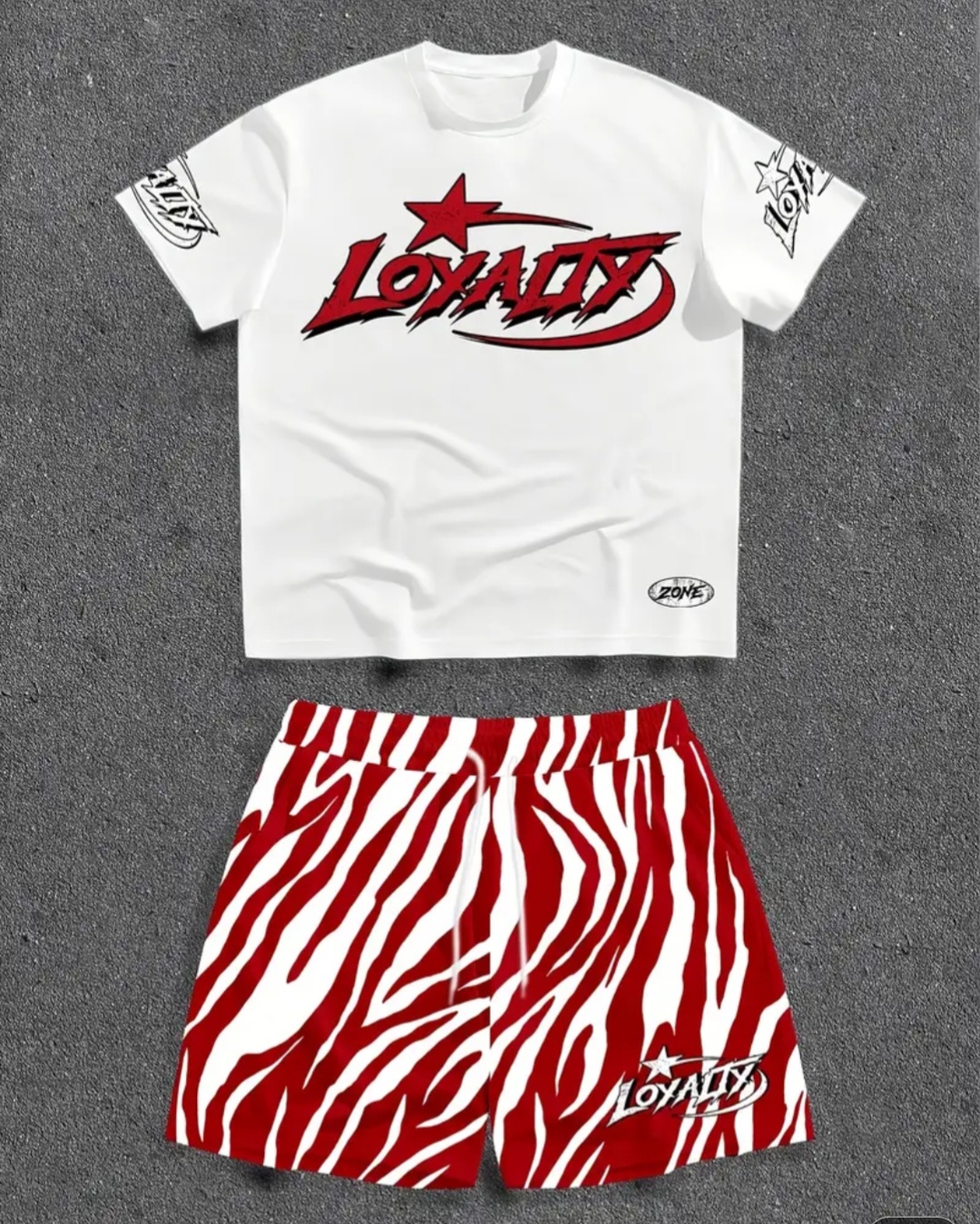 Conjunto de camiseta de manga corta y pantalones