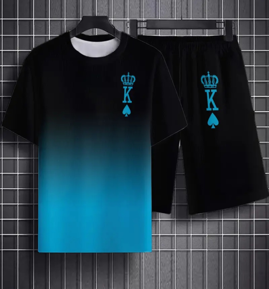 Conjunto de camiseta de manga corta + pantalón corto