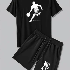 Conjunto con estampado de baloncesto