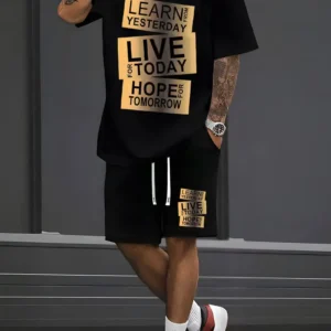 Conjunto de camiseta de manga corta y pantalones cortos
