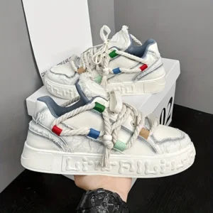Zapatos de skate gruesos de moda para hombre