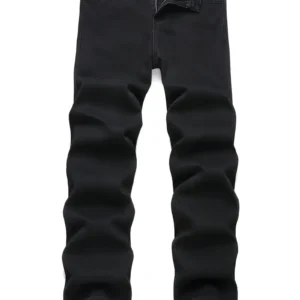 Pantalones de Hombre Oversize Suelta Estilo Denim Falso