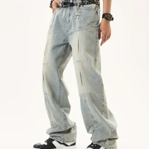 Jeans Oversized Vintage para Hombre