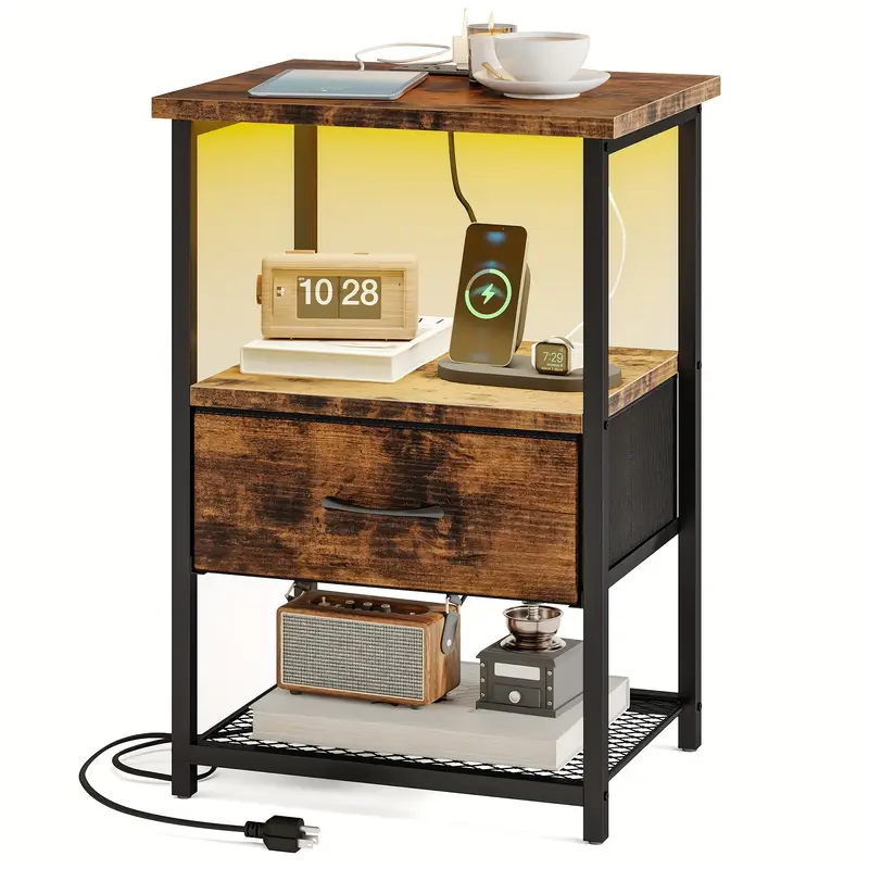 Mesa de Almacenamiento para Sala de Estar o Dormitorio TOMNK