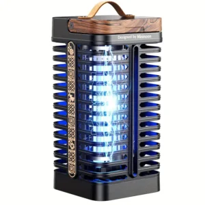 Matamoscas Eléctrico Portátil con Luz UV y Tecnología Ionizadora