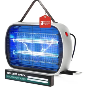 Matamoscas LED para Exterior e Interior, Lámpara con Vida Útil de 10 Años, Batería Recargable 5200mAh