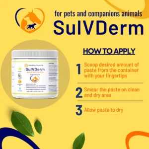 Pastilla de Sulfuro Avanzada SulVDerm para la Salud de la Piel en Animales de Compañía