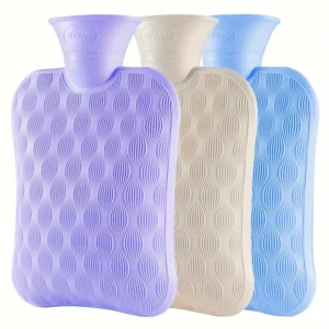 Bolsa de agua caliente BYXAS para, botella de agua caliente para músculos calientes y fríos, espalda, cuello, hombros, pies, barriga, 2 litros