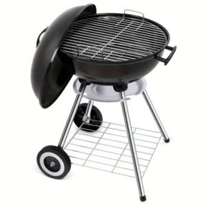 Parrilla de carbón portátil de 17 pulgadas con función de humo