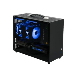 Carcasa compacta para escritorio, compatible con placas base MATX/ITX