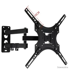 Soporte de pared para TV de movimiento completo con inclinación giratoria para 26 32 36 37 40 42 46 49 50 55"